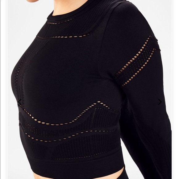 Fabletics Mesh Long Sleeve Top Women’s L - Picture 2 of 12